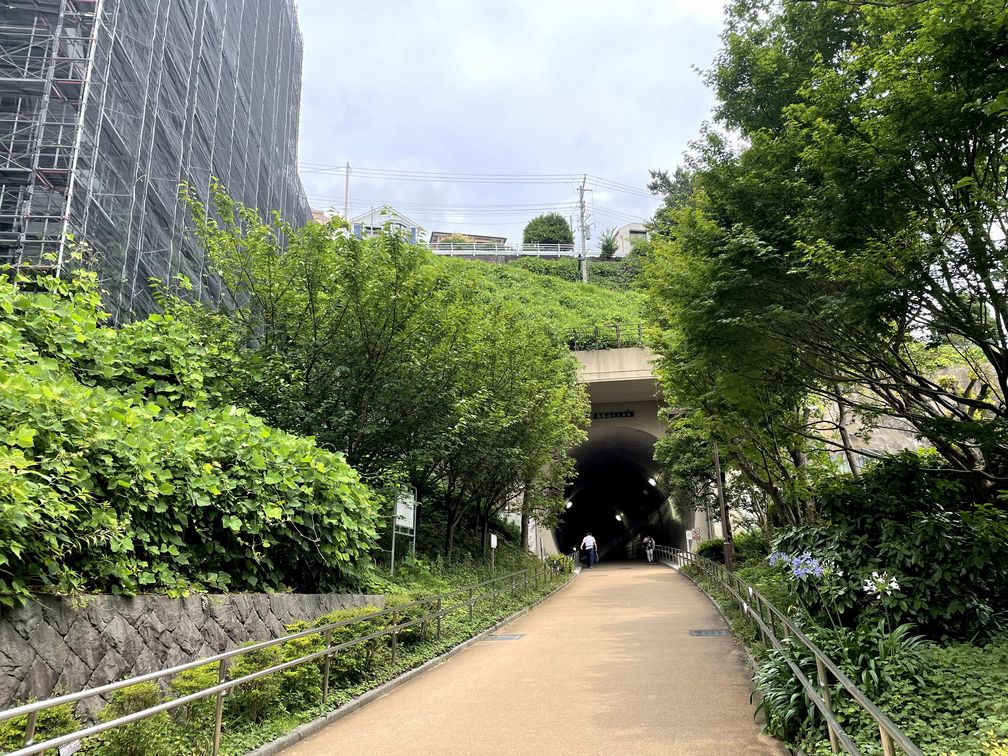 高島台のトンネル