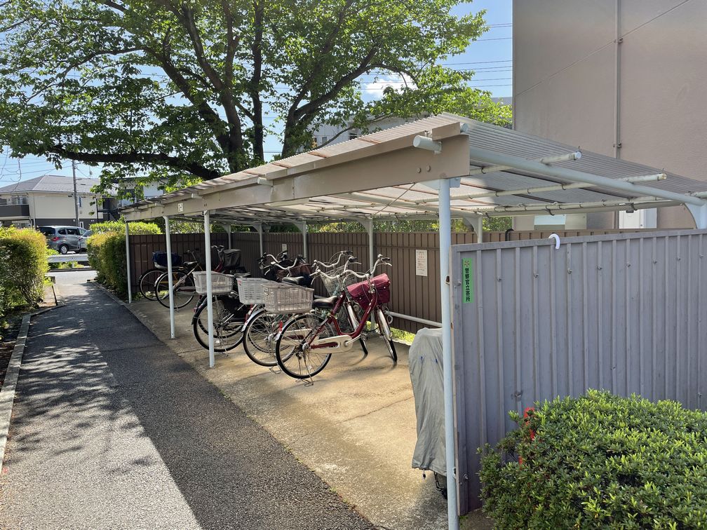 町田ハイツの自転車置場