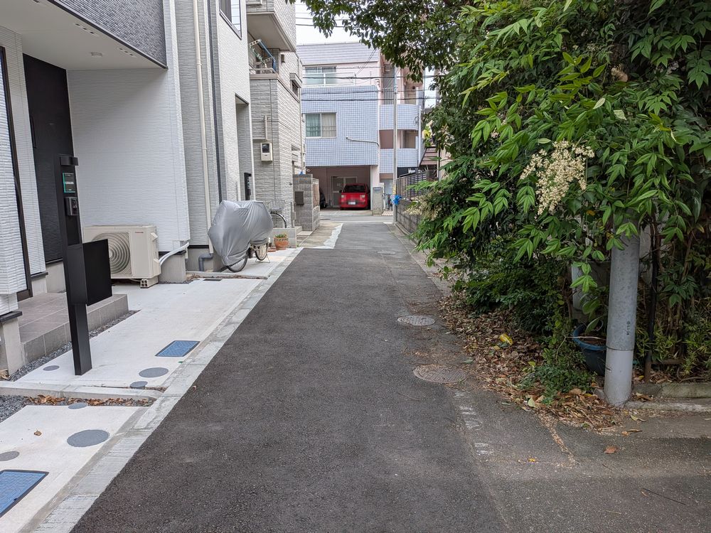 住宅街の道路