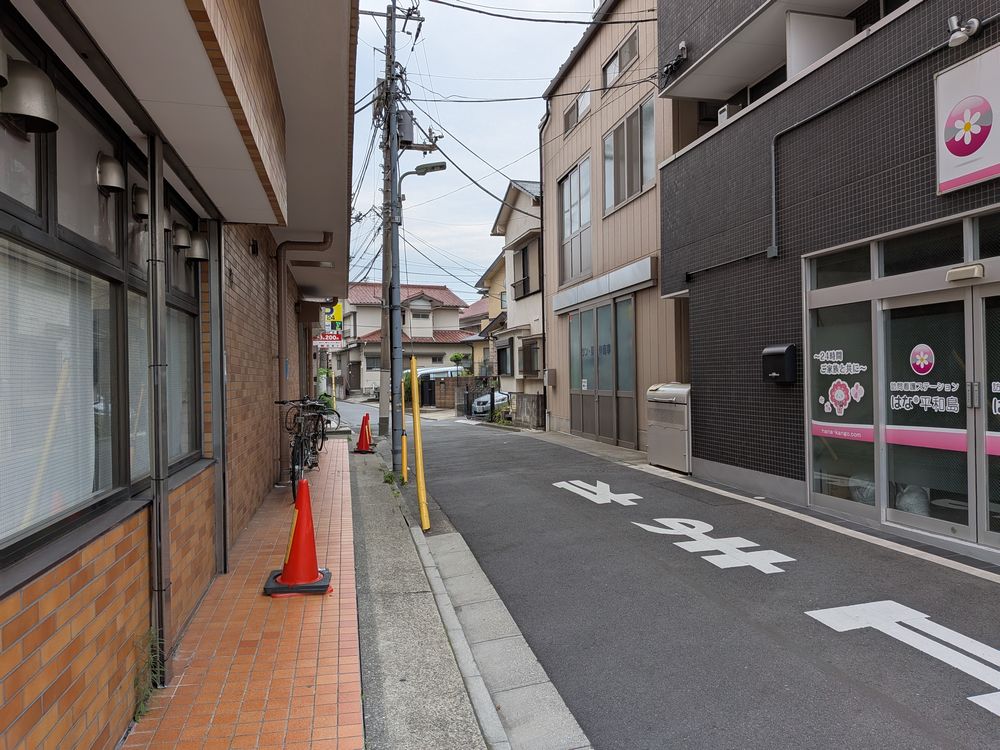 住宅街の道路