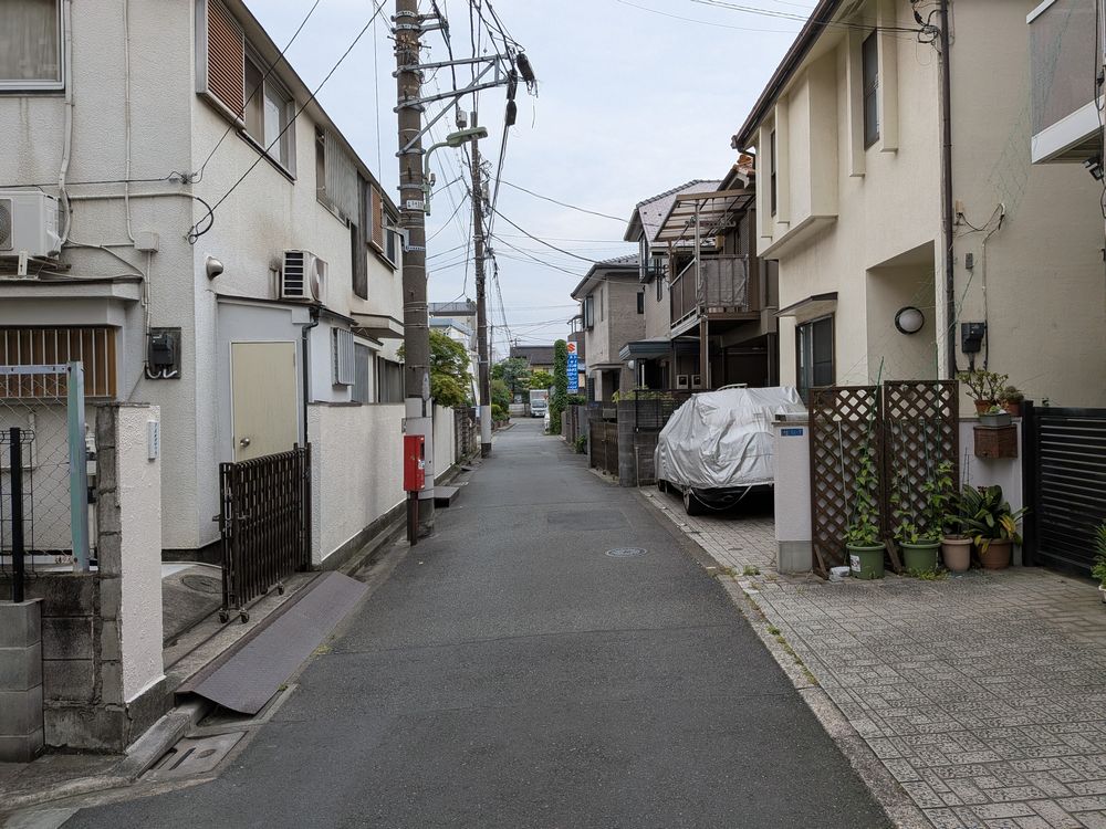 住宅街の道路